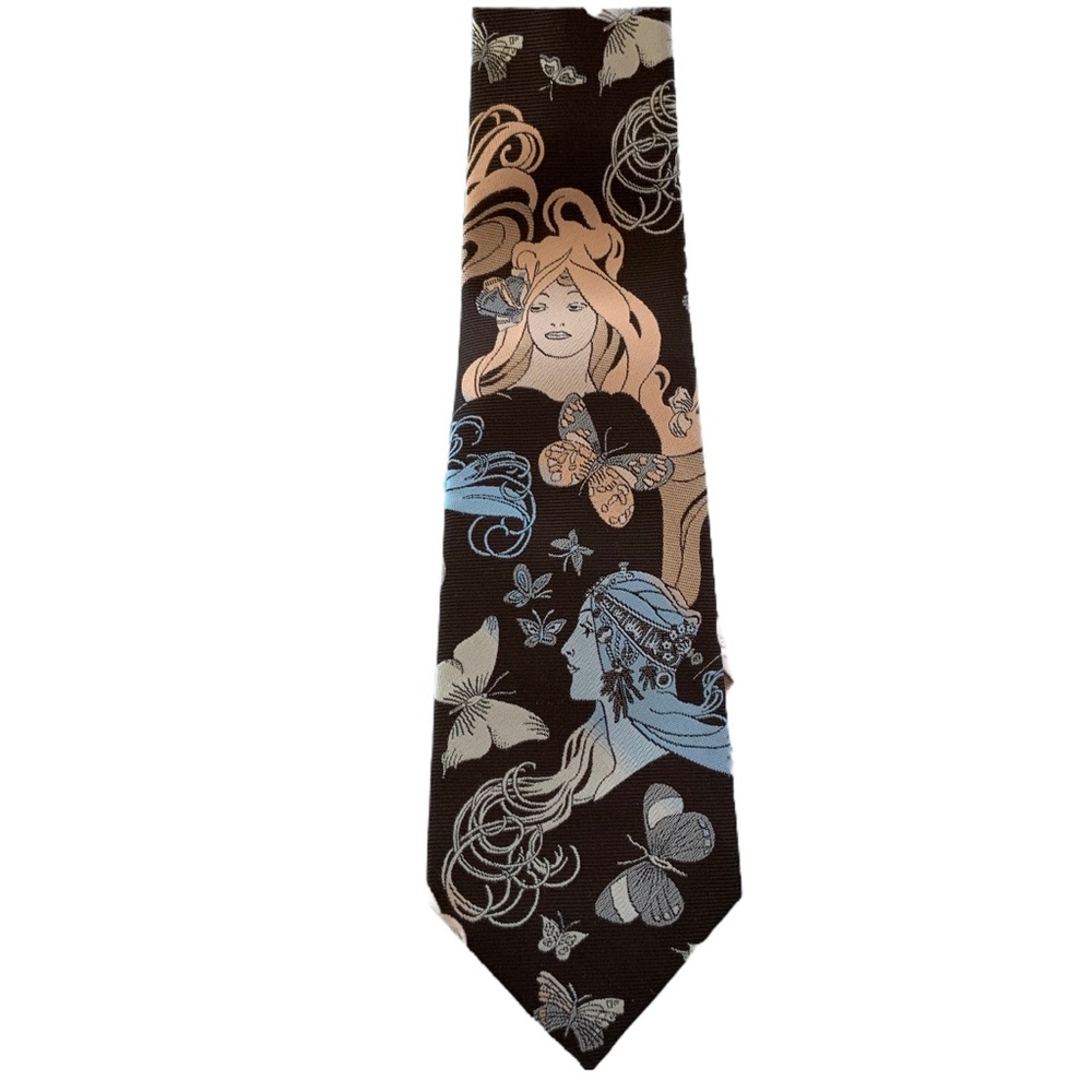Hoffmann Square Tie Vintage Polyester Tie